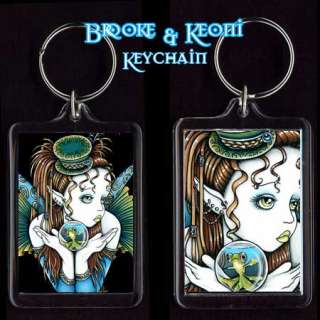 Gothic Couture Pet Fish Fairy Art Keychain FAERY Brooke  