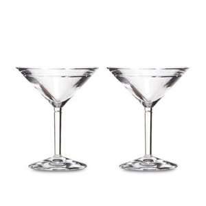  Waterford 142477 Marc Jacobs David Martini Glass Pair 