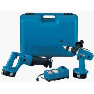  Makita DK1020B 18 Volt Drill and Reciprocating Saw Combo 