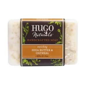  Hugo Naturals Bar Soap, Shea Butter and Oatmeal, 4 Ounce 