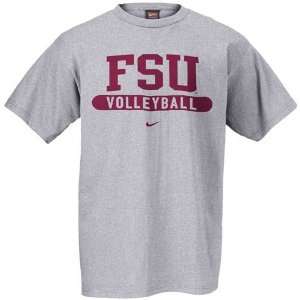 Nike Florida State Seminoles (FSU) Ash Volleyball T shirt:  