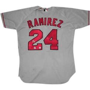 Manny Ramirez Autographed Jersey  Details: Boston Red Sox, Majestic 