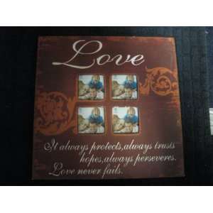  Love Picture Frame It always protects, always trusts 