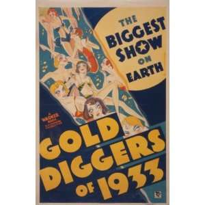  1933 poster The biggest show on earth  Gold diggers of 