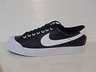 Nike All Court Low Leather Blk/Wht 407732 003 New Mens Sz 10.5