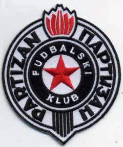 FK Fudbalski klub Partizan Serbia Football Soccer Patch  