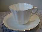 royal grafton fluted white gold trim cup saucer returns accepted