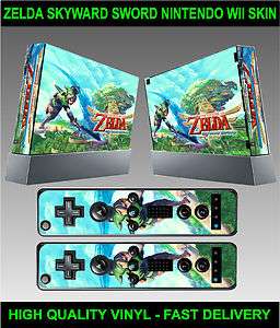   Console Sticker Skin Zelda Skyward Sword Style & 2 X Pad Skins  