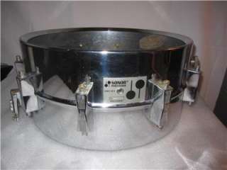 VINTAGE 70s SONOR PERCUSSION SNARE DRUM, GERMANY  