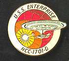 Star Trek Next Gen USS Enterprise NCC 1701 D Warp Pin