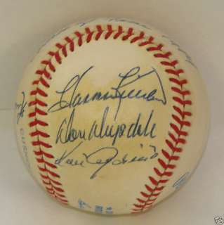 Multi Signed HOF Autograph baseball psa Drysdale 1984  