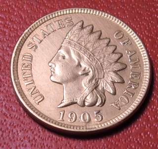 1905 Indian Head Penny Cent Philadelphia Mint Uncirculated  