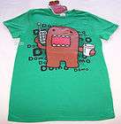 Domo Monster Mens Green Printed T Shirt Size S New