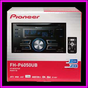 Pioneer FH P6050UB Double DIN CD USB MP3 IPOD Car Stereo Player 