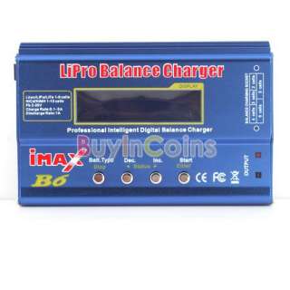 New iMax B6 Digital LCD Lipo NiMh Battery Balance Charger +AC Adapter 