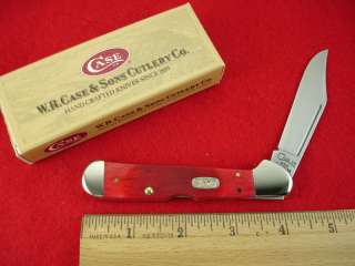 CASE XX 61549L COPPERLOCK RED SAW CUT BARLOW BONE KNIFE  
