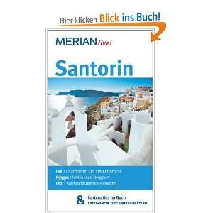 Santorin MERIAN live   Mit Kartenatlas im Buch und Extra Karte zum 