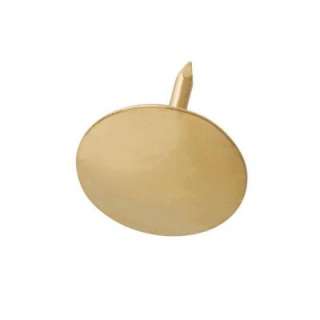   Brass Plated Flat Head Thumb Tacks (200 Pack) 45612 at The Home Depot