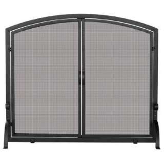UniFlame Fireplace Screen With Doors S 1062 at The Home Depot 