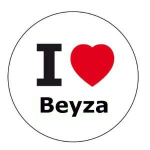 love Beyza Aufkleber   6 cm Durchmesser  Auto