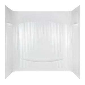 ASB Uni Wrap One Piece Bathtub Wall Set in White TW04440A at The Home 