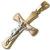 Schmuck Pur 333/  Gold Kreuz Anhänger Kruzifix INRI 2,50 cm  