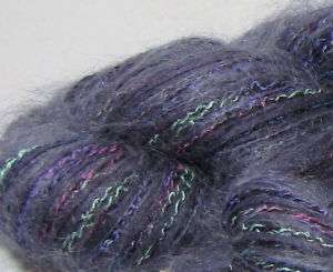 njy sale combo mix blend yarn fuzzy purple teal  