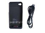 External Backup Battery Charger Covet Case For Apple iPhone 4 4G 4S 