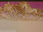 vtg lasercraft stationary art writing paper fantasy castle unicorn 14 