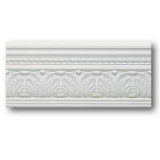   in. x 8 ft. Polyurethane Acanthus Crown Moulding 