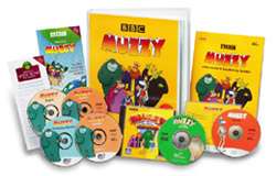 EARLY EDUCATION BBC MUZZY ITALIAN I DVD SET + AUDIO CD  