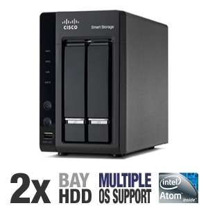 Cisco NSS322D00K9 NSS 322 2 Bay Smart Storage   Hard Drive Not 