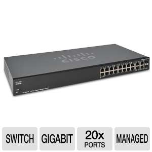 Cisco SRW2016 K9 NA SG 300 20 Gigabit Managed Switch   20 port, 10/100 