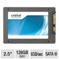 The Crucial CT128M4SSD2 m4 2.5 Solid State Drive delivers faster boot 