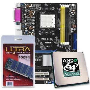 Asus M2N E SLI Motherboard CPU Bundle   AMD Athlon 64 X2 5400 