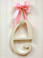 Personalized Wooden Wood Wall Letters for Nursery name  