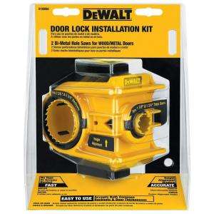 DEWALT Door Lock Installation Kit D180004 at The Home Depot