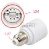 G24 to E27 Light Lamp Bulbs Adapter Converter LED  