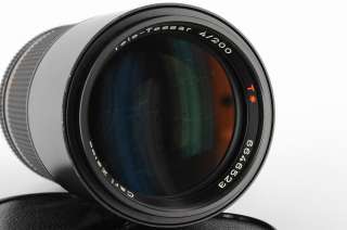 Contax Tele Tessar 200mm F/4 Lens AEG Germany  