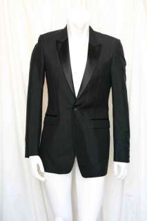  PRORSUM Mens Black Coat Blazer Single Button Jacket 48 NEW 38R/US $3K
