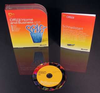 Microsoft Office Home and Business 2010 Vv. Box OVP NEU  