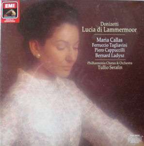 LP   Box @ Maria Callas @ Lucia di Lammermoor @ OVP  