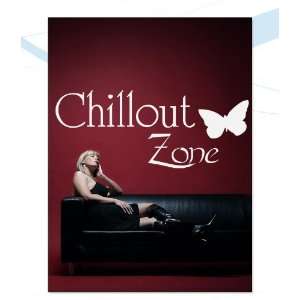 PEMA WANDTATTOO w044 Chillout Zone Chilln Chillen Entspannung 96x39 