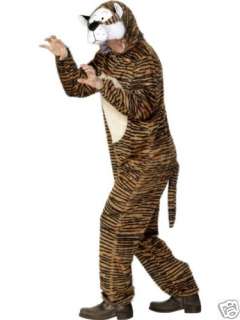 Tiger Kostüm aus Plüsch Tigerkostüm Fasching Karneval  