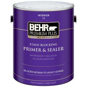 BEHR Premium Plus 1 Gal. Stain Blocking Primer and Sealer Interior 