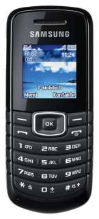 Samsung E1080W schwarz Handy kein Simlock kein Branding  