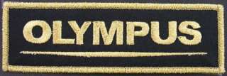 OLYMPUS CAMERA LOGO IRON ON EMBROIDERED PATCH #02  