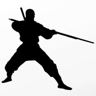 Samurai Decal Sticker Martial Fighting Art ZK9W7  