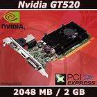 2048 MB NVIDIA GeForce GT520 PCI Express Grafikkarte 2G