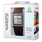 NEW iWatchz Q Wrist Watch Case for iPod Nano 6G BLACK Wristwatch Strap 